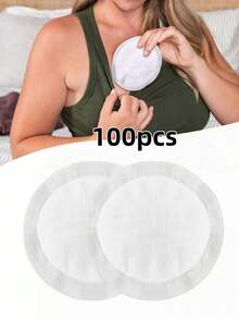 100pcs/30pcs/10pcs/2pcs Disposable Breast Pads, Ultra-Thin/Lightweight/Soft/Non-Restrictive, Suitable For Breastfeeding, Travel And Travel Essentials; Disposable/Non-Woven Fabric Material, Suitable For All Skin Types; Also Suitable For Swimming, Postpartum Care And Camping Essentials; Disposable Underwear - View 13