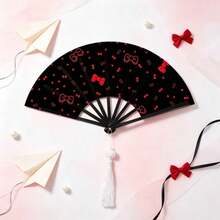 10pcs Women's Handheld Fans, Vintage Pattern Design, Bright Vintage Style, Lightweight And Portable, Suitable For Daily Use, Outdoor Activities And Party Occasions, Ideal Fashion Accessory - Hand Fan - View 16