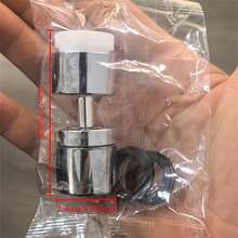 1pc 360° Rotating Dual-Mode Kitchen/Bathroom Splash-Proof Faucet Aerator, Anti-Splash Sink Accessories, Dual Water Flow Output Mode, Faucet Extender, Aerator, Rotatable Extender, Wash Basin Faucet > Bathroom Sink Faucet Replacement - Silver - View 4