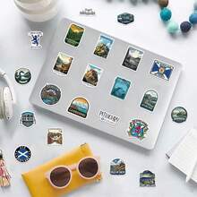 61Pcs Scotland Stickers Pack | Western Stickers,High Quality Stickers For Scrapbook,Graffiti Sticker,Journaling,Laptop,Bumper,Skateboard,Water Bottles,Computer,Cartoon,Hard Hat,Car Stickers,Stickers Can Bring A Lot Of Fun To Your Life - Scotland - View 8