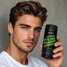 Dola Hair Bubuk Penata Rambut Pria, Bubuk Volume Rambut Hasil Matte, Bubuk Tekstur Rambut untuk Pria, Ringan Pengontrol Minyak & Tampilan Alami, Mudah Ditata untuk Rambut Pendek - Bubuk Penata Rambut - View 7