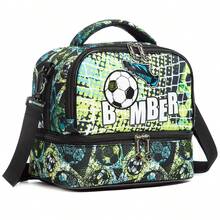 1pc Boys' Cute Dual Compartment Bag With Adjustable Shoulder Strap Cute Pattern Back To School For Students - Double-layer Bread Rolls - View 14