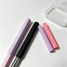 1件裝美甲刷保護套 筆套 防變形防塵刷套 適用於凝膠美甲彩繪刷 美甲工具配件 - 彩色 - 查看 4