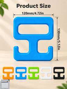 Modern Practical Shopping Bag Handle, Double Hook Design, Smooth Rounded Edges For Comfortable Grip, Reduces Hand Pressure And Strain, Portable Shopping Bag Handle Aid, Suitable For Supermarket Shopping, Supermarket Trips, All-Season Home Daily Use - Multicolor - View 11