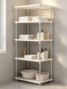4 Layer Storage Rack, A Standalone Storage Rack For Bedroom, Kitchen, And Living Room Accessories, Suitable For Home Organization And Storage, As Well As Bathroom Storage. - View 4