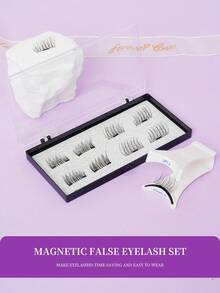 Lightweight & Long Wispy Magnetic Lash Clusters, Segmented Small Tufts For Customizable Application, Wear Individually Or Combine Freely, Adjustable Length & Position According To Your Needs - View 2