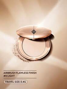 [Travel Size-3.4g]Charlotte Tilbury CT Soft Focus Flawless Pressed Powder (Gold Compact) - 0‑Light3.4g - View 2