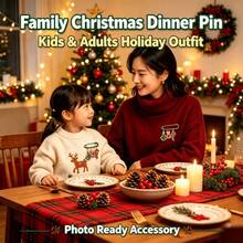 5 Styles Randomly Selected Christmas Multi-Functional Decorative Keychains, Minimalist Brooch Santa Claus, Reindeer, Snowman, Christmas Tree Bag Charms Gift Decoration Buckles For Lovers, Mothers, Friends Christmas Gifts Holiday Atmosphere Accessories Pendant Random Style - Christmas Pin - View 7
