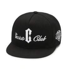 1pc Women Street Hip Hop Baseball Cap, Badge Letter Pattern, 3D Embroidery, Adjustable, Solid Color, Outdoor Sports, Party Wear - A - View 7