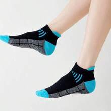1/5/6/12 Pairs Unisex Cycling Running Socks Short Socks Outdoor Training Fitness Jump Rope Compression Socks - Multicolor - View 2