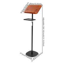 Book Stand For Reading Book Holder Bookstand Cookbook Holder Floor-Standinng Reading Stand - Brown - View 8