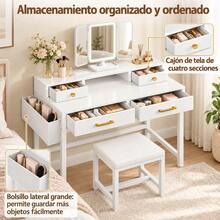 Vanities & Vanity Benches - White - View 9