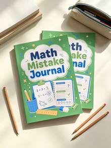 Children's Math Error Record Book, Error Correction Review Notebook, Math Error Tracking Workbook, Back To School Supplies, Elementary & Middle School Students Math Learning Notebook, Teacher Reward Gift, Christmas Gift/Birthday Gift - View 3