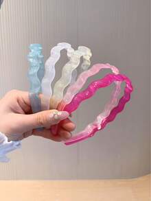 5pcs Elegant Rhinestone & Pearl Non-Slip Toothed Headbands, Gentle Fashion Women's Daily Date Party Hair Accessories - Multicolor - View 17