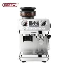 HiBREW H7Lite Semi-Automatic Espresso Machine With Integrated Grinder And Brewer, 1.8L Large Detachable Water Tank, PID+NTC Dual Temperature Control Protection, Pre-Infusion Function For Full Aroma Release, 44-Level Adjustable Grind Settings - EU F Type Plug(220-240V) - View 13