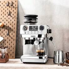 HiBREW H7Lite Semi-Automatic Espresso Machine With Integrated Grinder And Brewer, 1.8L Large Detachable Water Tank, PID+NTC Dual Temperature Control Protection, Pre-Infusion Function For Full Aroma Release, 44-Level Adjustable Grind Settings - EU F Type Plug(220-240V) - View 2