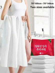 5pcs Travel Compressed Towels, Suitable For Outdoor Swimming Trips, Compressed Towels, Essential For Swimming Trips - Portable, Super Absorbent Travel Compressed Towels - Portable, Compact, Space-Saving, Can Be Used For Face And Body Cleansing, Gentle On Skin, Perfect For Outdoor, Gym And Daily Use. - Multicolor - View 6