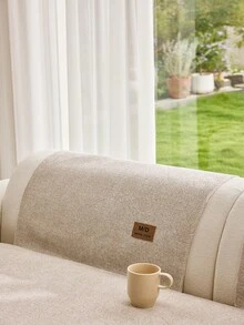 1pc Fashion Minimalist All-Season Sofa Cushion, Anti-Slip Luxury Sofa Pad, Suitable For Home, Bedroom, Living Room, Study, Office, Graduation Ceremony And Other Occasions, Pet Scratch-Resistant Protection Pad, Halloween, Christmas, Autumn, Winter - Beige - View 7