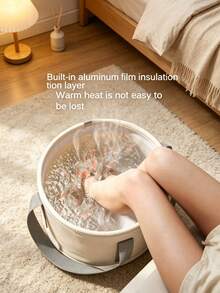2pcs/Set Foldable Foot Bath Basin, Portable Foot Soak Bucket With Heat Retention And Insulation Function, Includes Storage Bag, Hot Water Foot Bath Bucket, Ideal For Travel, Camping, Sports And Outdoor Activities - Multiple Styles - View 3