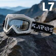 Kacamata Motor dengan Lensa Tahan Banting, Tahan Angin dan Pasir, Menghalangi Serangga, Mengurangi Cahaya Terang dan UV, Bingkai Fleksibel, Pas di Wajah, Penglihatan Jelas untuk Perjalanan Jauh Sepeda Motor Off-Road dan Perlindungan Luar Ruangan. - MultiWarna - View 19