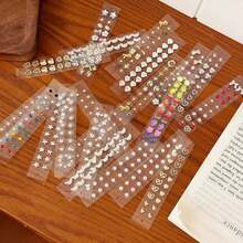 20pcs Ear Care Acupuncture Auricular Disposable Ear Stickers Massage Therapy Needle Patch Auricular Auriculotherapy Acupoint - Multicolor - View 4