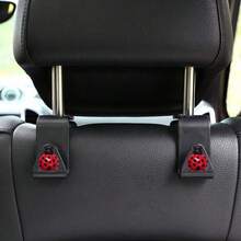 2 móc treo đồ tựa lưng ghế ô tô hình bọ rùa cho nữ, thiết kế bọ rùa dễ thương, tùy chọn màu đỏ và hồng, dùng treo túi mua sắm và ô, phụ kiện nội thất ô tô đa năng cho xe sedan và SUV - Móc treo ghế ô tô hình bọ rùa - Xem 5
