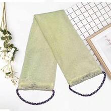 1pc Exfoliating Bath Towel, Long Mesh Back Scrubber With Handle, Elastic Body Scrubbing Towel, Quick-Dry Bath Cloth, Deep Cleaning Mesh Bath Cloth, Suitable For Back, Body, Shower, Spa, Home, Gym, Travel, Mother's Day, Father's Day Gift - Multicolor - View 17
