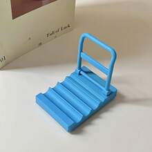 1pc Novel Stair-Shaped Phone Stand, Detachable Armrest Desktop Phone Holder, Multi-Slot Adjustable Phone Stand, Suitable For Home, Dorm, Office - A - View 6