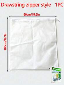 1pc Large White Plastic Plant Cover, Plant Insulation Cover With Zipper And Drawstring - Fruit Trees, Shrubs, Potted Plants Frost Protection Bag, Reusable Winter Plant Jacket, Winter Plant Care | Drawstring Closure Cover, Wind And Rain Protection Cover, Plant Protection Cover, Also Anti-Insect And Anti-Bird - [Zipper/Drawstring Lock Style] - View 29
