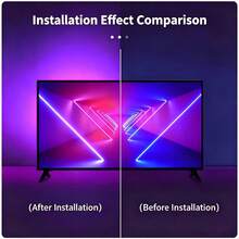 LED Strip Lights - USB RGB Strip Lights With TV LED Backlight, Glow LED Lights. Supports 24-Key APP Control, Suitable For Home, Bedroom, Christmas Parties, And Holiday Wall Decoration Night Light Illumination. - 24-key-aPP Control - View 8