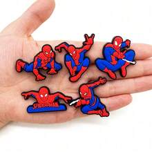 Disney 14pcs Cartoon Spider-Man Series Clog Shoe Charms Accessories, Hot-Selling Personalized DIY Shoe Accessories - Multicolor - View 2