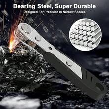 23pcs Portable Ratchet Screwdriver Set, Magnetic Driver Tool With Ratchet Wrench And Soft Rubber Storage Strip, Hex Impact Bits, Torx, Slotted High-Strength Standard Bits, Automotive Repair Home DIY Disassembly Precision Maintenance Tool, Outdoor Repair Compact Tool Set - Portable - View 2