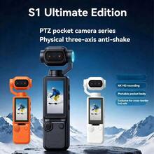 Kamera Digital Genggam Portabel, Perekaman Video 4K, Lensa Berputar 270°, Dengan Flash, Dukungan Pemotretan Malam, Fokus Otomatis, Mode Lanskap/Potret, Dilengkapi Kartu SD 64Gb, Baterai 1200mAh - MultiWarna - View 1
