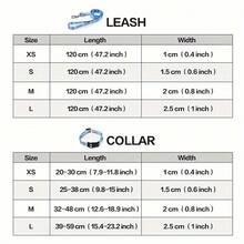 Collar And Leash Set, Printed Dog Leash Set For Small And Medium-Sized Teddy, Pomeranian Pets - Baby Blue - View 11