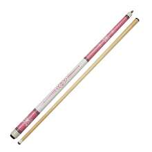 Decorative Pink Pattern Maple Billiard Pool Cue, 1/2 Split Pool Stick With 13mm Tip 20-22OZ For Billiard Game - Pink - View 5