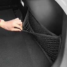 1pc Universal Mesh Cargo Storage Net, Adhesive Storage Bag, Car Trunk Storage Net, Additional Car Organizer Storage Bag - A - View 4