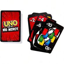 1Box UNO Splendor Games UNO Show 'em No Mercy: Classic Card Game For 2 Players, Ages 14+ - Multicolor - View 4