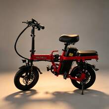 Electric Bicycles - Red - View 8