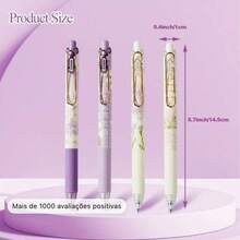 4pcs/Set Random Leopard Print Ballpoint Pens, Retractable Design, Assorted Patterns, Minimalist Printed Pens, Suitable For Weddings, Parties, Daily Use, Gifting, Perfect Valentine's Day Gift For Friends And Family - A - View 7