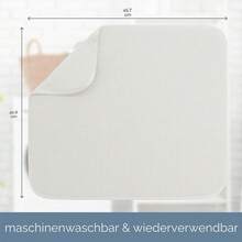 Reversible Microfiber Kitchen Drying Mat, Absorbent Dish Drying Mat - White - View 6