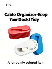 Portable Cable Winder, Desktop & Travel Cable Organizer, Compact Reusable Charging Cable And Earphone Storage Holder, Compatible With Apple 39.37 Inch USB-C Cables - Multicolor - View 7