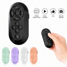 Control Remoto Bluetooth Xring Versión 2026, Anillo Inteligente Multiusos, Compatible con iOS y Android, Desplazamiento de Pantalla, Ajuste de Volumen y Obturador de Cámara, Accesorio Creativo y Regalo Ideal - Naranja - Ver 2