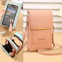 Women's Wallet Card Holder Phone Pouch Touchscreen Phone Bag Crossbody Cute Fashion Key Bag One Shoulder Backpack Soft Affordable Small Purse - Multicolor - View 4