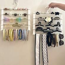 1pc Headband Storage Rack, Claw Clip Display Stand, Hair Accessory Hanging Rack, Pendant Organizer, Hair Claw Storage Holder, Large Capacity, Stainless Steel Material, Wall Mounted, Suitable For Closet Storage, Wall Storage, Jewelry Storage, Jewelry Rack - Hair Clip Storage Rack - View 6