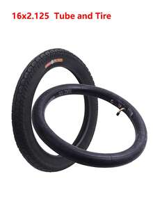 16x2.125 Outer Tyre And Inner Tube For Electric Bikes E-Bikes Kid Unicycle Small Scooter Part - A - View 6