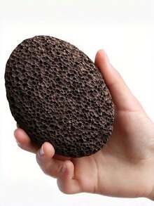 1pc Natural Volcanic Stone Pumice - Powerful Exfoliating Foot Scrub, Suitable For Feet, Hands, Heel Cracks, Ingrown Toenails - Professional Salon And Home Use - Removes Dead Skin, Odorless, And Gentle - Durable Volcanic Rock Material, Random Color - Multicolor - View 3