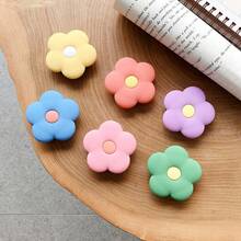 Adhesive Silicone Phone Stand, Ins Floral Pattern Collapsible Air Cushion Phone Holder, Portable Slouchy Phone Grip Ring, Desktop Support, Cute Phone Back Support, Suitable For Smartphones - Multicolor - View 1