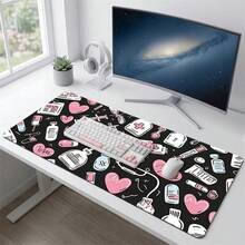 Cartoon Medical Supplies Pattern Gaming Mouse Pad, Non-Slip Rubber Desk Mat, Smooth Glide Surface, Suitable For PC Laptop Office Home, Cute Abstract Art Decor, Back To School Supplies - A - View 6