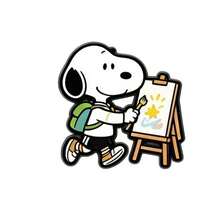 SNOOPY 1pc 2026 New Snuffy Daily Study Style Brooch, Fun & Playful Accessory, Suitable For Clothing, Pencil Case, Etc., Small & Unique, Perfect As A Gift For Friends And Family For New Year, Halloween Or Christmas (Random Style) - Multicolor - View 6