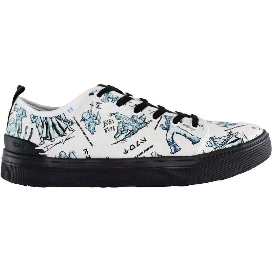 Toms X Star Wars Trvl Lite Mens White Trainers - Blue and White - View 1